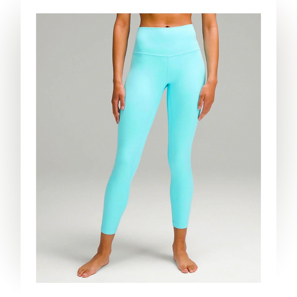 Lululemon size 10 leggings! So cute barely worn!!! Color is so bright!!